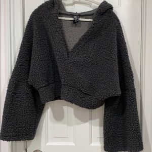 Cropped Teddy Sweater